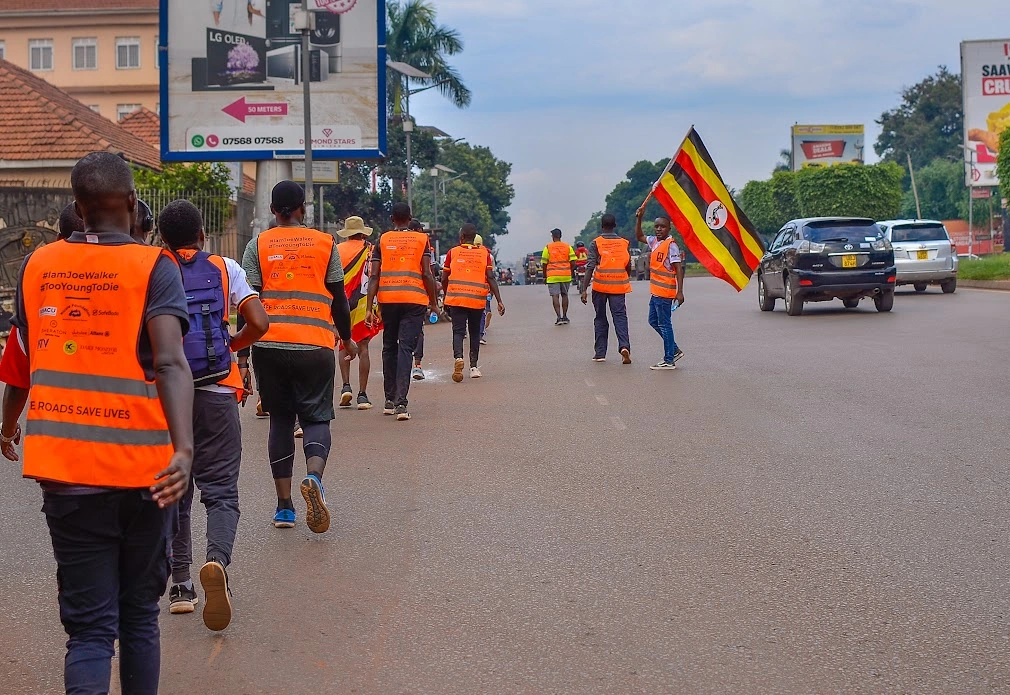 Serene wide landscape of the Ugandan countryside